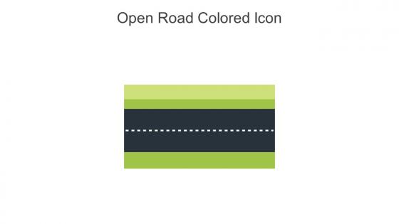 Open Road Colored Icon In Powerpoint Pptx Png And Editable Eps Format
