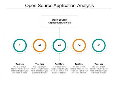 Open source application analysis ppt powerpoint presentation ideas layout cpb