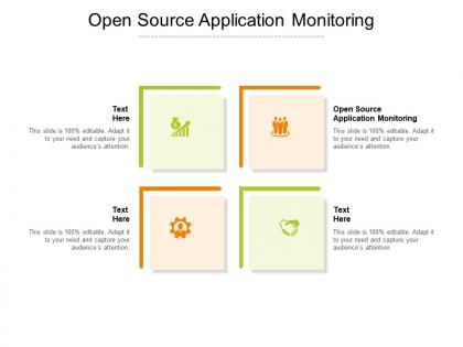 Open source application monitoring ppt powerpoint presentation gallery rules cpb