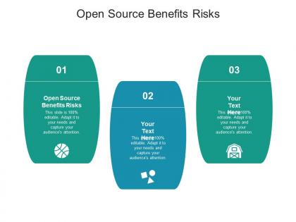 Open source benefits risks ppt powerpoint presentation layouts picture cpb