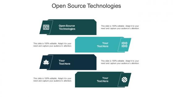 Open source technologies ppt powerpoint presentation gallery layout cpb
