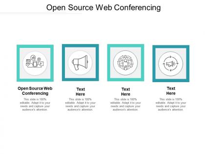 Open source web conferencing ppt powerpoint presentation show cpb