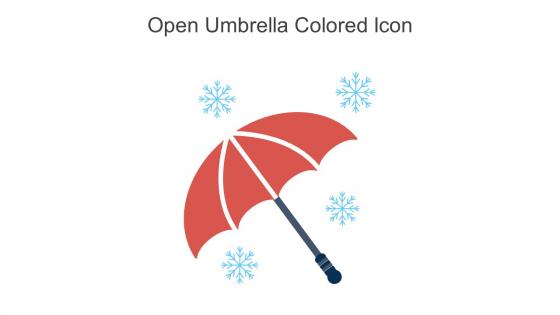 Open Umbrella Colored Icon In Powerpoint Pptx Png And Editable Eps Format