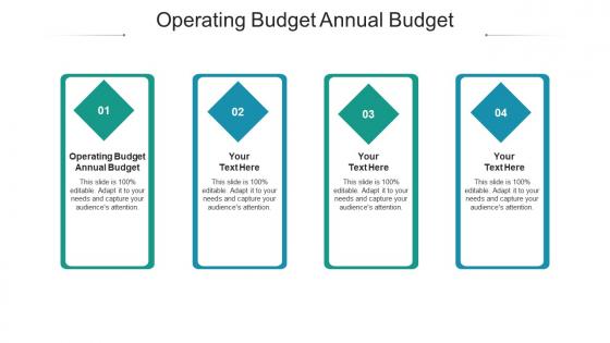 Operating budget annual budget ppt powerpoint presentation pictures tips cpb