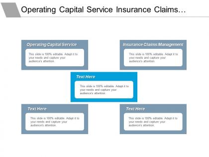 Operating capital service insurance claims management increase revenue cpb