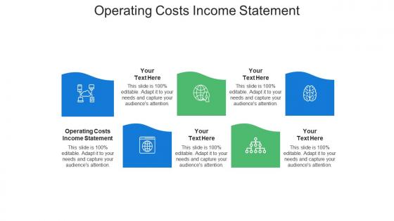Operating costs income statement ppt powerpoint presentation infographics cpb
