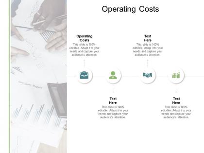 Operating costs ppt powerpoint presentation model deck cpb