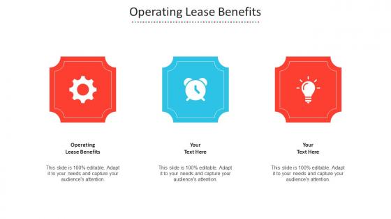 Operating Lease Benefits Ppt Powerpoint Presentation Summary Slide Download Cpb