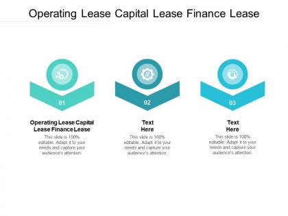 Operating lease capital lease finance lease ppt powerpoint presentation infographics cpb