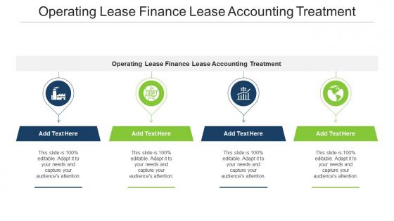 Operating Lease Finance Lease Accounting Treatment Ppt Powerpoint Presentation Cpb