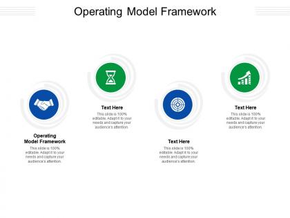 Operating model framework ppt powerpoint presentation icon clipart cpb