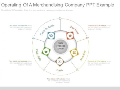 Operating of a merchandising company ppt example