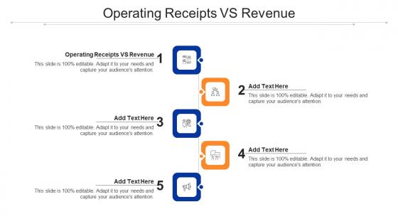 Operating Receipts Vs Revenue Ppt Powerpoint Presentation Model Guidelines Cpb