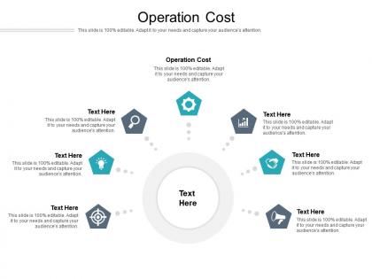 Operation cost ppt powerpoint presentation gallery show cpb