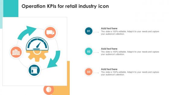 Operation KPIs For Retail Industry Icon