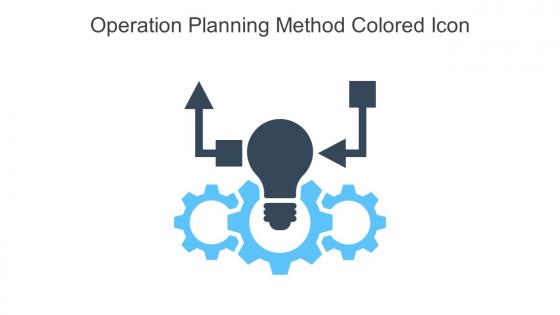 Operation Planning Method Colored Icon In Powerpoint Pptx Png And Editable Eps Format