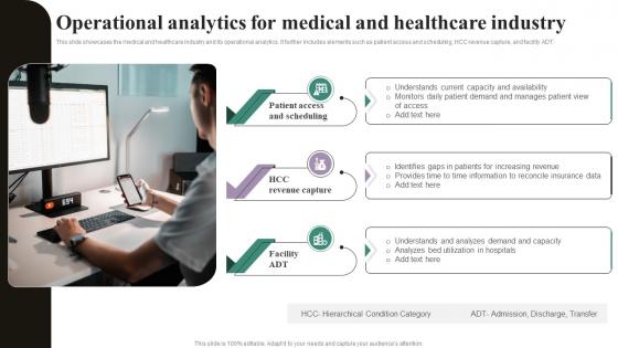 Operational Analytics For Medical And Healthcare Industry