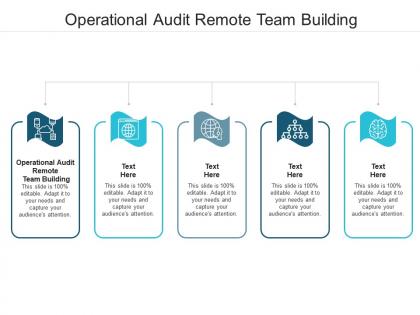 Operational audit remote team building ppt powerpoint presentation gallery infographic template cpb
