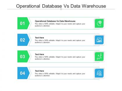 Operational database vs data warehouse ppt powerpoint presentation file demonstration cpb