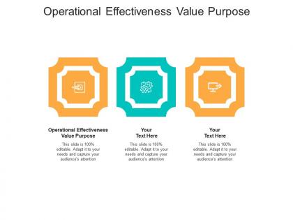 Operational effectiveness value purpose ppt powerpoint presentation professional graphic tips cpb