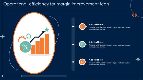 Operational Efficiency For Margin Improvement Icon