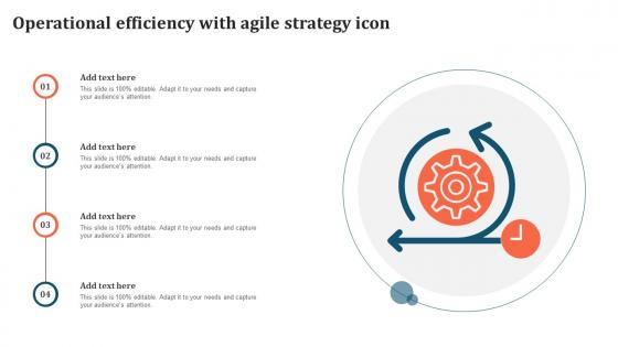 Operational Efficiency With Agile Strategy Icon