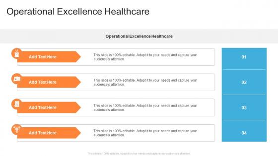 Operational Excellence Healthcare In Powerpoint And Google Slides Cpb