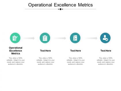 Operational excellence metrics ppt powerpoint presentation pictures display cpb