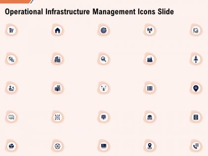Operational infrastructure management icons slide ppt powerpoint presentation gallery