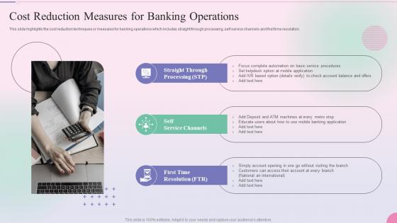 Operational Process Management In The Banking Services Cost Reduction Measures For Banking Operations