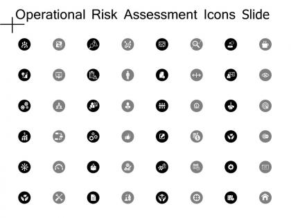 Operational risk assessment icons slide big data ppt powerpoint presentation file