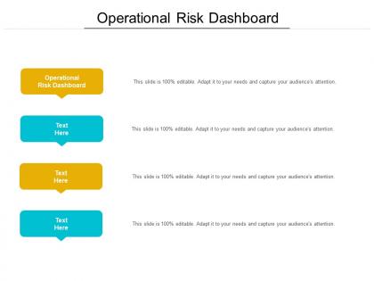 Operational risk dashboard ppt powerpoint presentation file format cpb