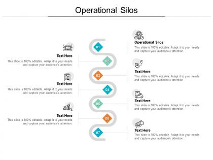 Operational silos ppt powerpoint presentation portfolio influencers cpb