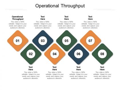 Operational throughput ppt powerpoint presentation slides ideas cpb