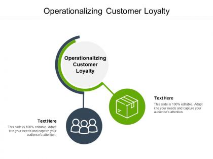 Operationalizing customer loyalty ppt powerpoint presentation infographic template cpb