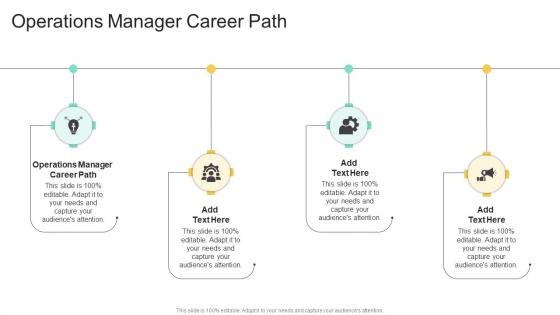 Operations Manager Career Path In Powerpoint And Google Slides Cpb
