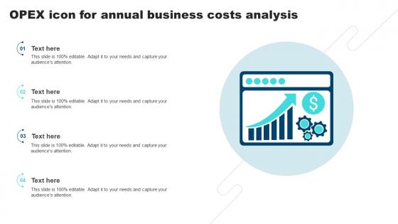 OPEX Icon For Annual Business Costs Analysis