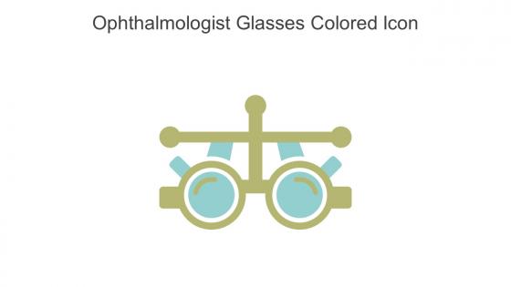 Ophthalmologist Glasses Colored Icon In Powerpoint Pptx Png And Editable Eps Format