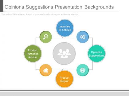 Opinions suggestions presentation backgrounds
