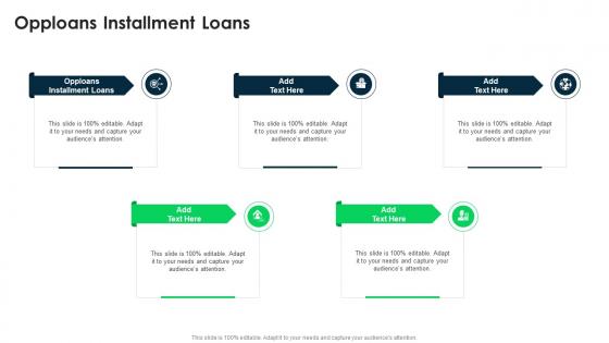Opploans Installment Loans In Powerpoint And Google Slides Cpb