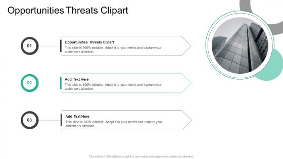 Opportunities Threats Clipart In Powerpoint And Google Slides Cpb