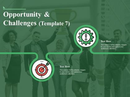 Opportunity and challenges ppt sample presentations