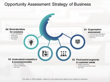 Opportunity assessment strategy of business