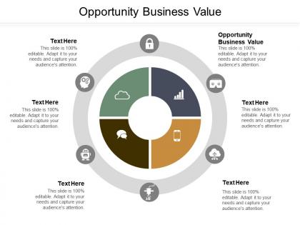 Opportunity business value ppt powerpoint presentation layouts demonstration cpb