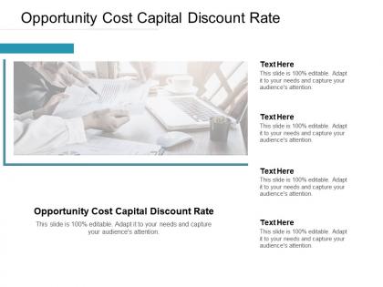 Opportunity cost capital discount rate ppt powerpoint presentation summary microsoft cpb