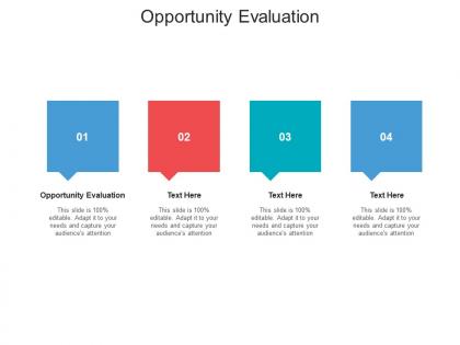 Opportunity evaluation ppt powerpoint presentation icon templates cpb