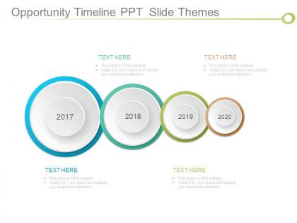 Opportunity timeline ppt slide themes