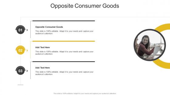 Opposite Consumer Goods In Powerpoint And Google Slides Cpb