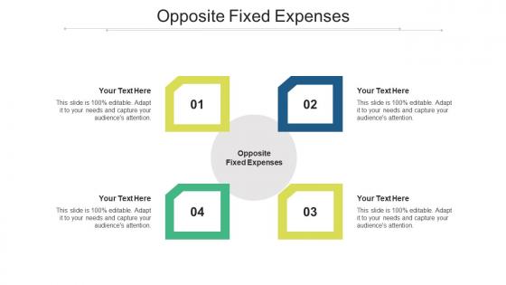 Opposite fixed expenses ppt powerpoint presentation outline samples cpb
