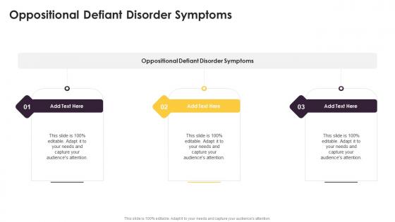 Oppositional Defiant Disorder Symptoms In Powerpoint And Google Slides Cpb